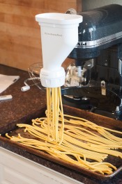 KitchenAid Pasta Extruder in Action