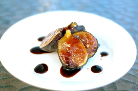 Fig Brulee with Balsamic Vinegar