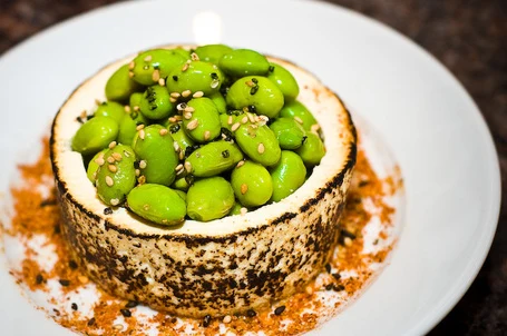 Edamame in an Edible Tofu Bowl