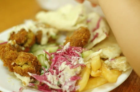 Falafel In The Old City, Jerusalem, Israel