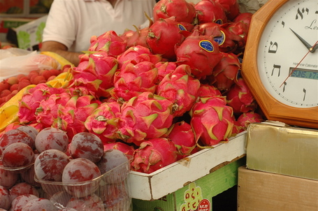 Dragon Fruit at Mahane Yehuda Market, Jerusalem