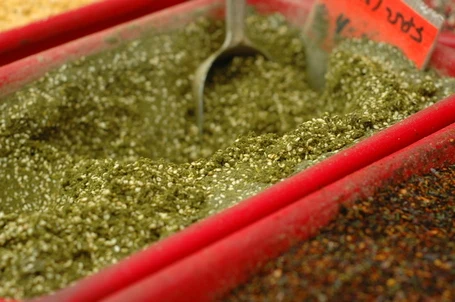 Spice Stalls at Mahane Yehuda Market In Jerusalem, Israel (What Kind of Harissa Is This?)