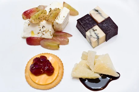 Cheese and Grapes Four Ways