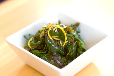 Recipe: Beet Greens with Pumpkin Seed Oil and Cherry Vinegar