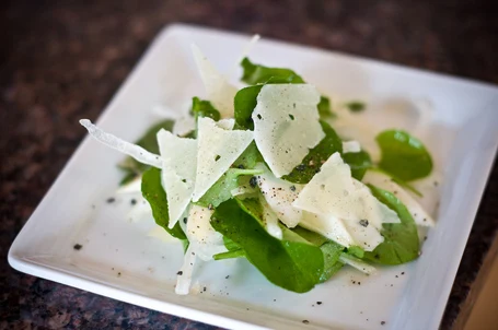 Recipe: Raw White Asparagus Salad with Watercress and Romano - Vegetarian
