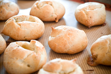 Gougères with Blue Cheese and Rosemary