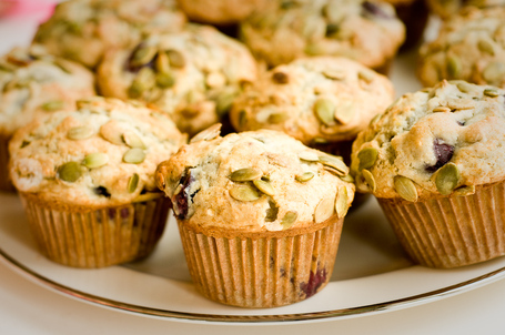 Cherry-Pumpkin Seed Muffins From The 