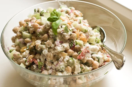 How To Make A Delicious, Vegetarian Potluck Salad in Five Minutes