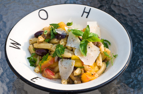 Pasta With Eggplant And Fresh Tomatoes