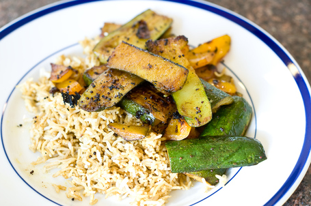 Fried zucchini, Bangladeshi style