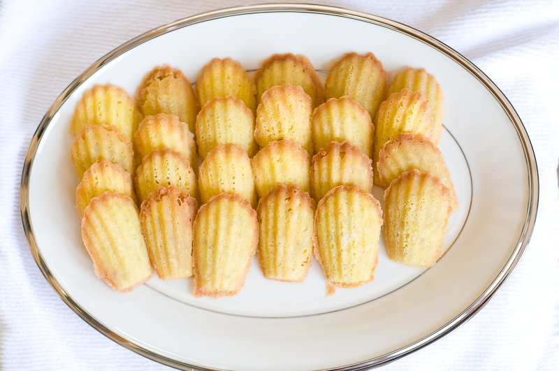 Chocolate Orange Madeleines - ThatBakeBlog