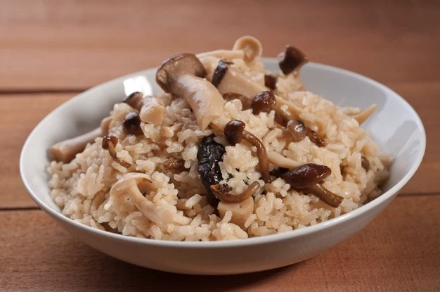 Kinoko Gohan (Japanese Mushroom Rice) - Recipe