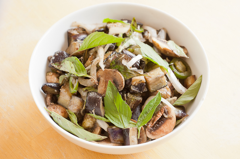 Thai Basil Eggplant Recipe Herbivoracious Vegetarian Recipe Blog Easy Vegetarian Recipes Vegetarian Cookbook Kosher Recipes Meatless Recipes