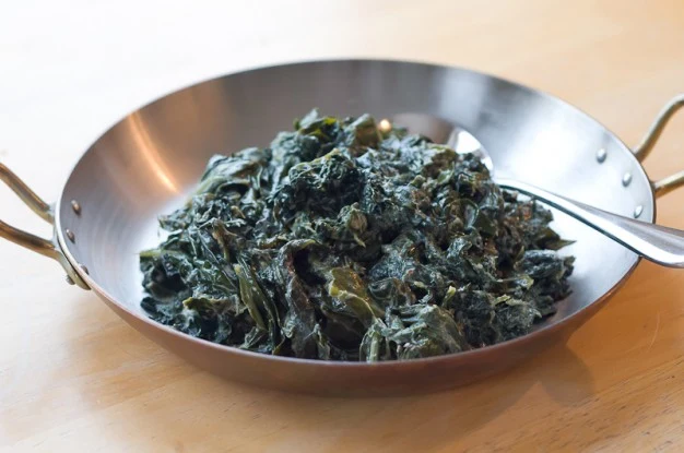 Saag with Collard Greens, Kale and Spinach - Recipe