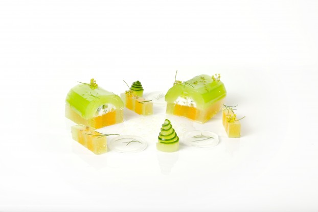 Canlis Cucumber and Melon Terrine