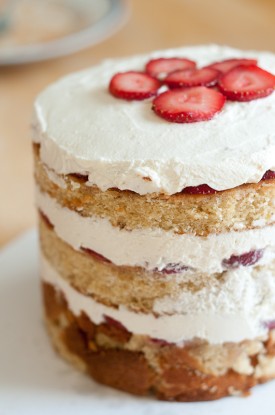 Strawberry Birthday Cake, Momofuku Milk Bar Style