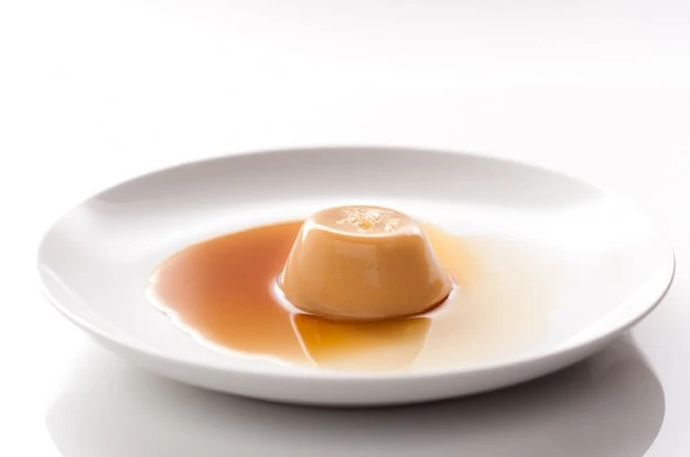Caramelized Banana and Buttermilk Panna Cotta - Vegetarian Panna Cotta Recipe