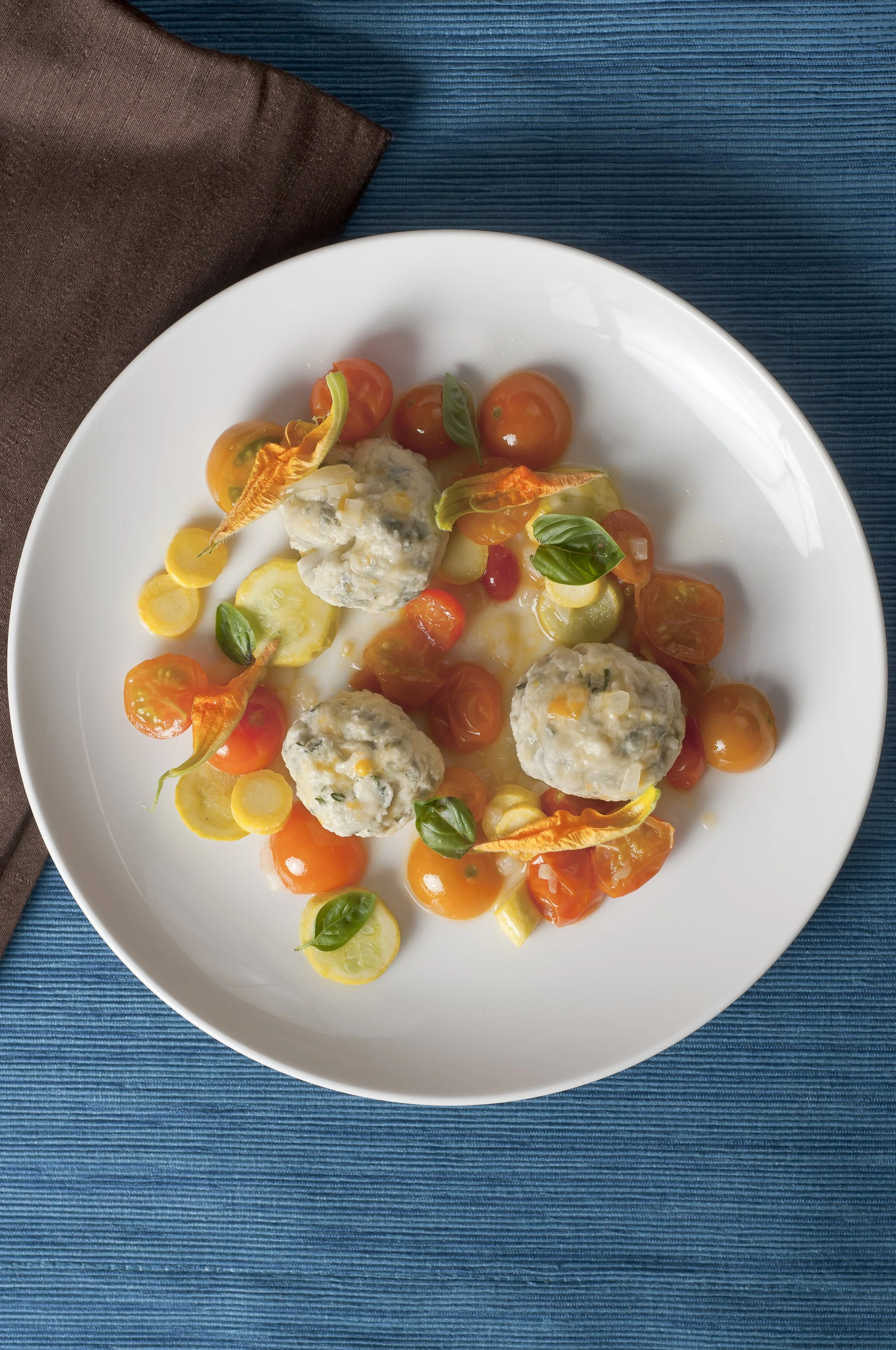 Basil Gnudi with Summer Squash - Recipe