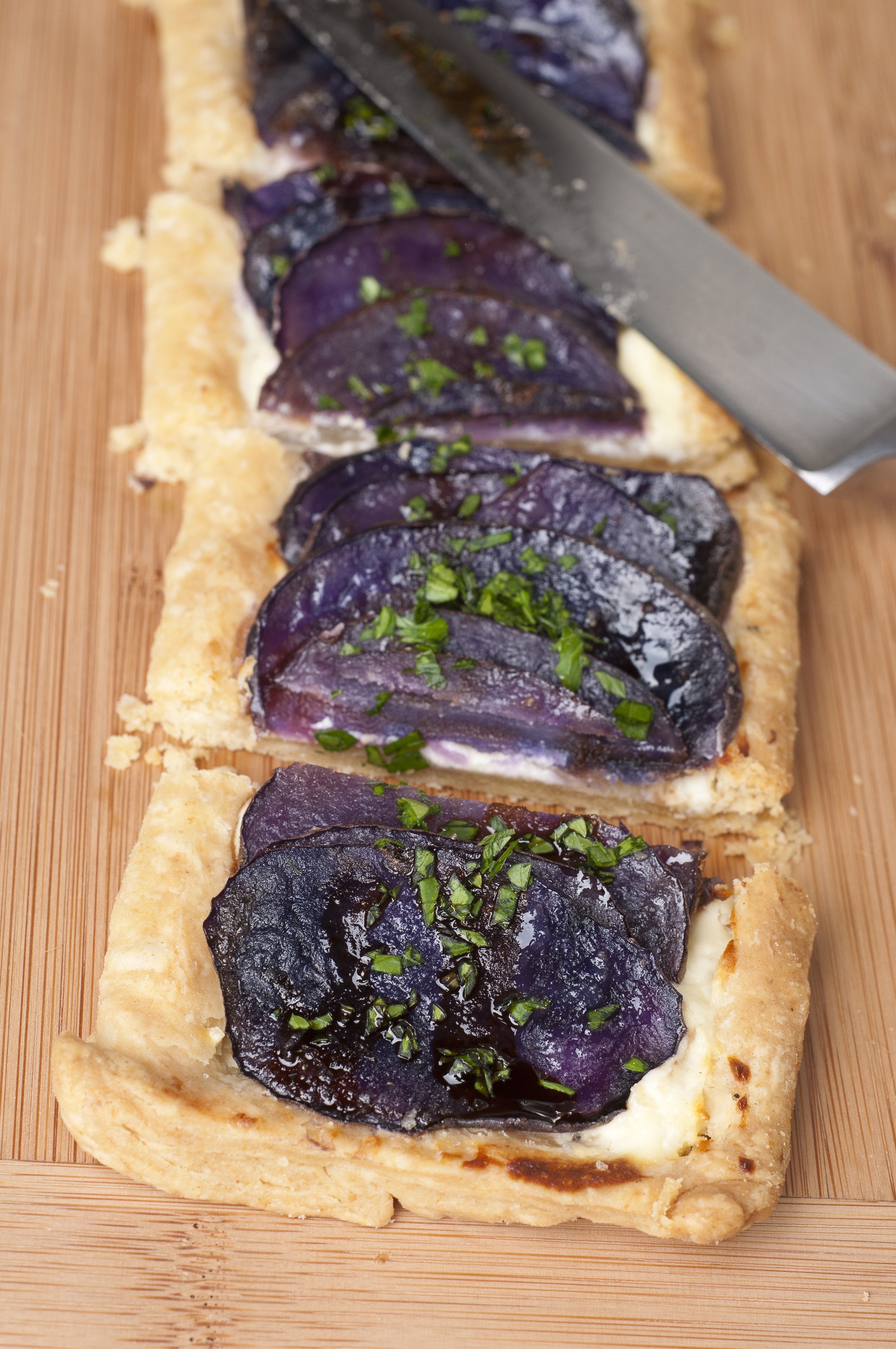 Blue Potato Tarts - Recipe