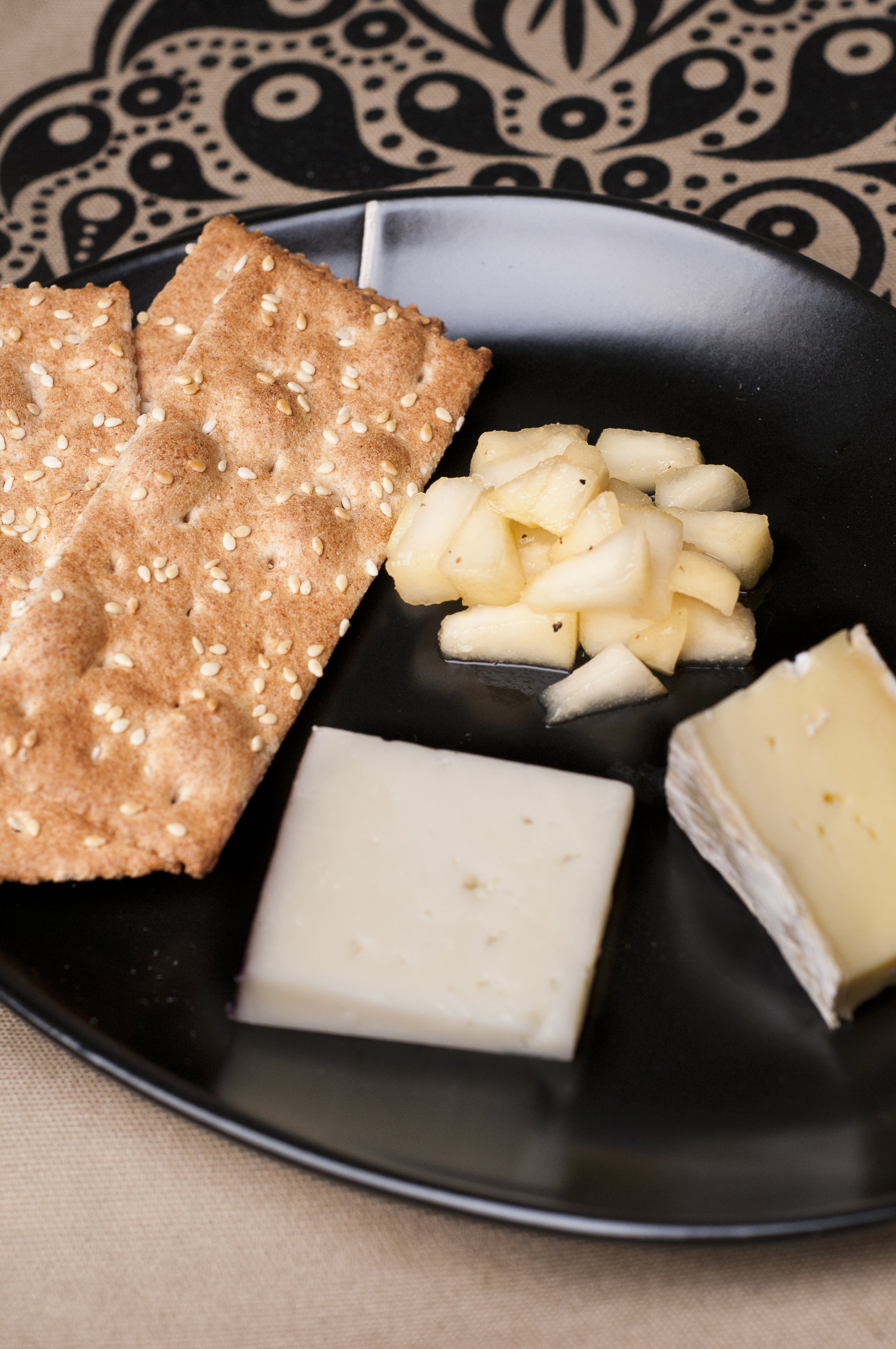Cheese Course with Maple Pickled Pears - Recipe
