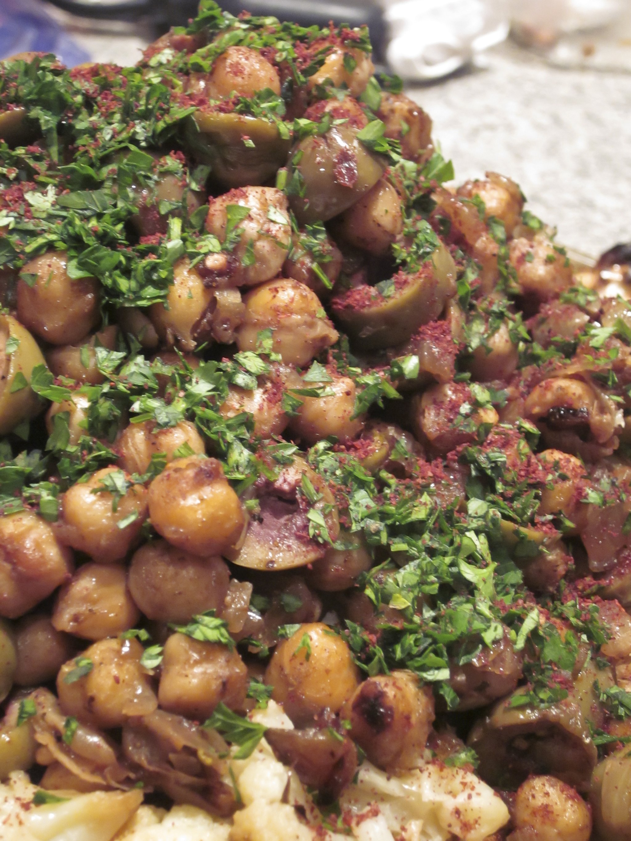 Chickpea and Green Olive Tagine - Recipe