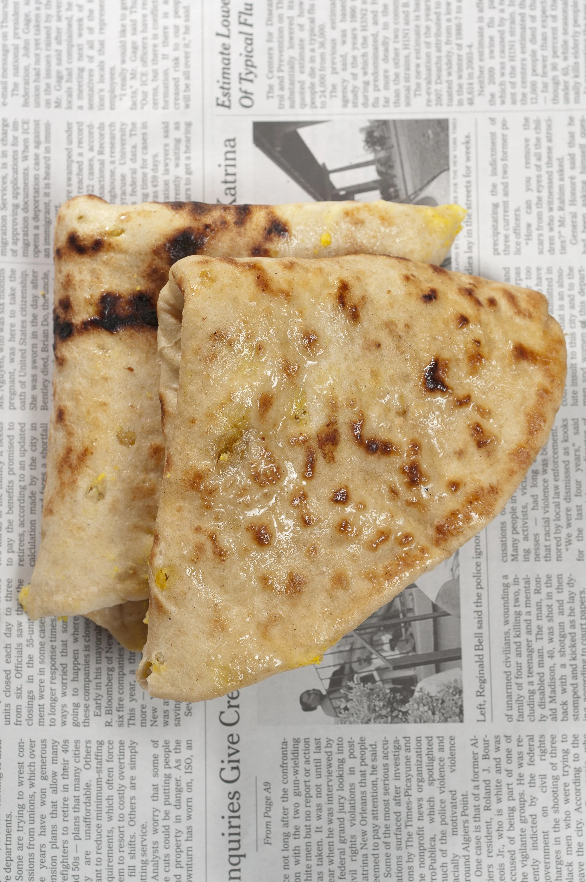 Dhal Puri Roti (Caribbean Lentil-stuffed Flatbread) - Recipe