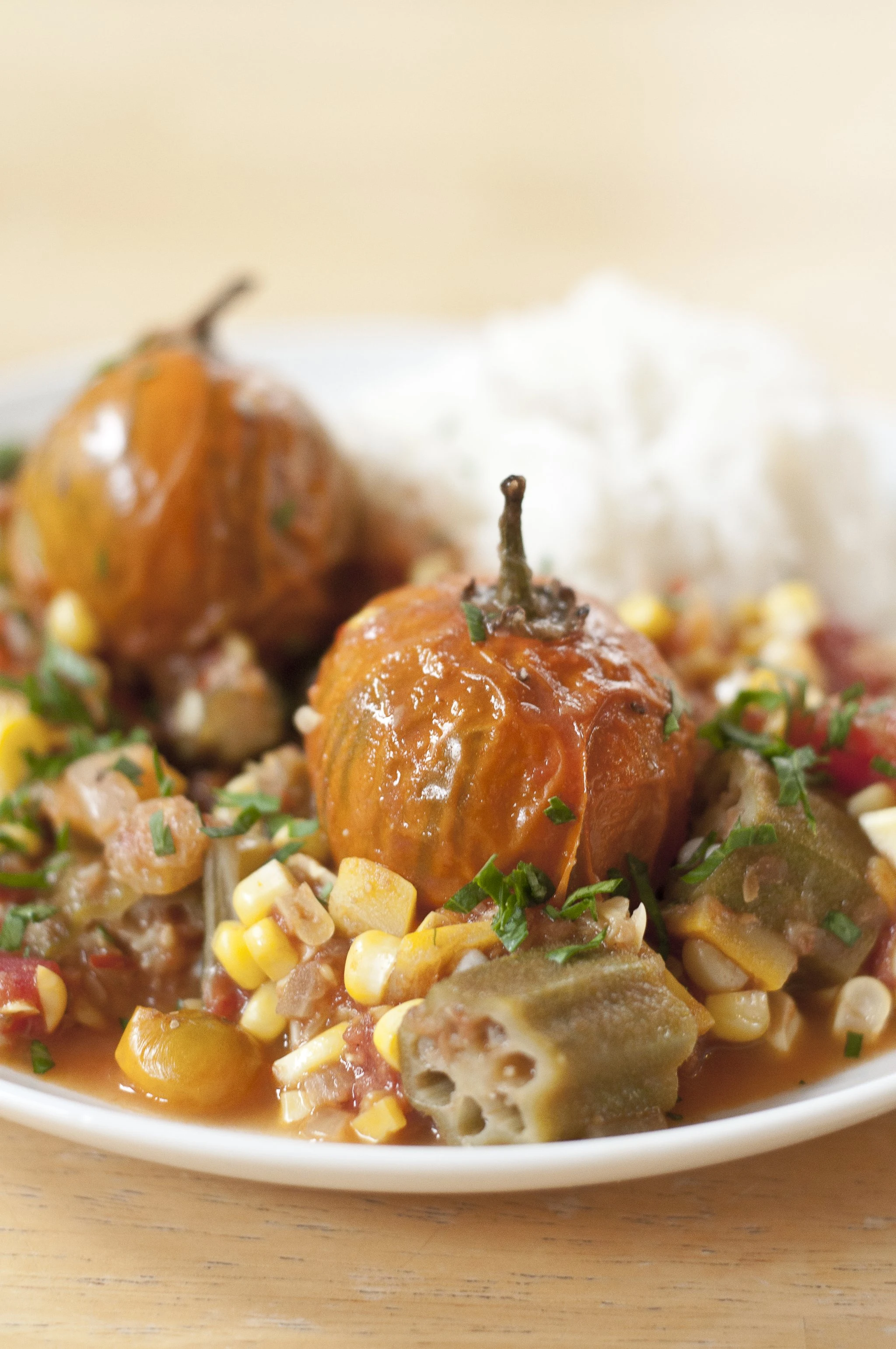 Eggplant and Okra Stew - Recipe