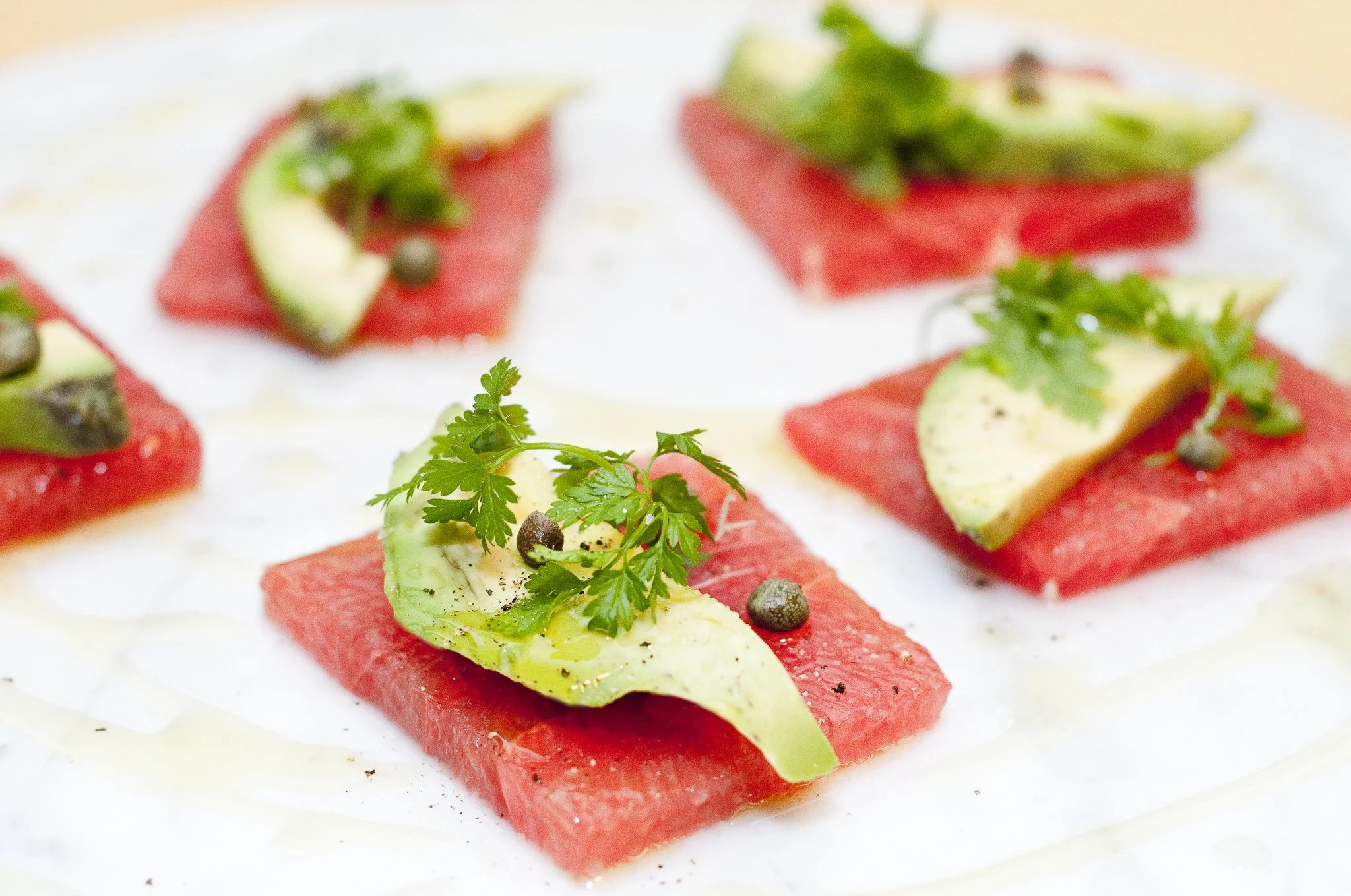 Grapefruit and Avocado Crudo - Recipe