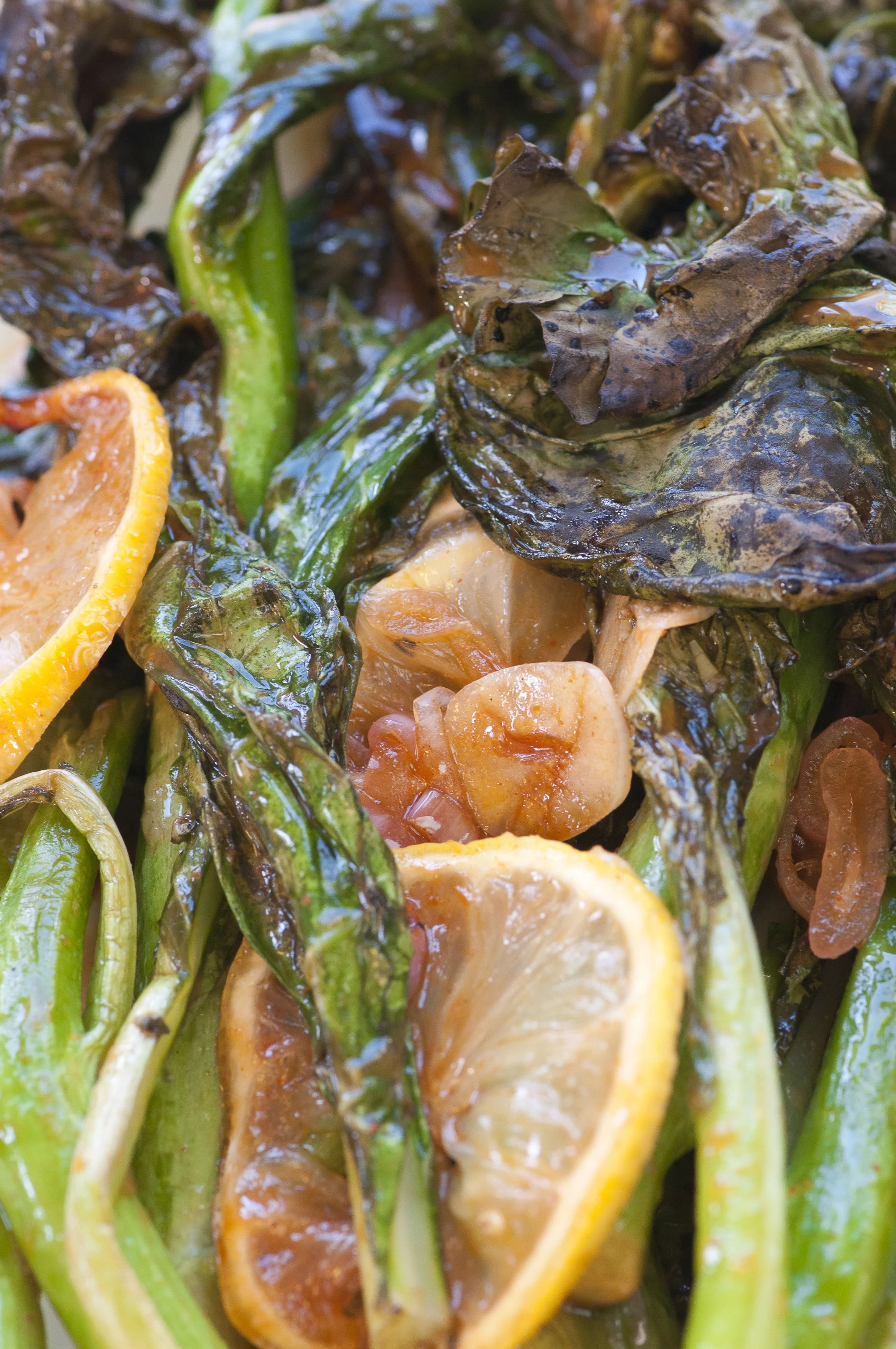 Lemony Grilled Gai Lan (Chinese Broccoli) - Recipe