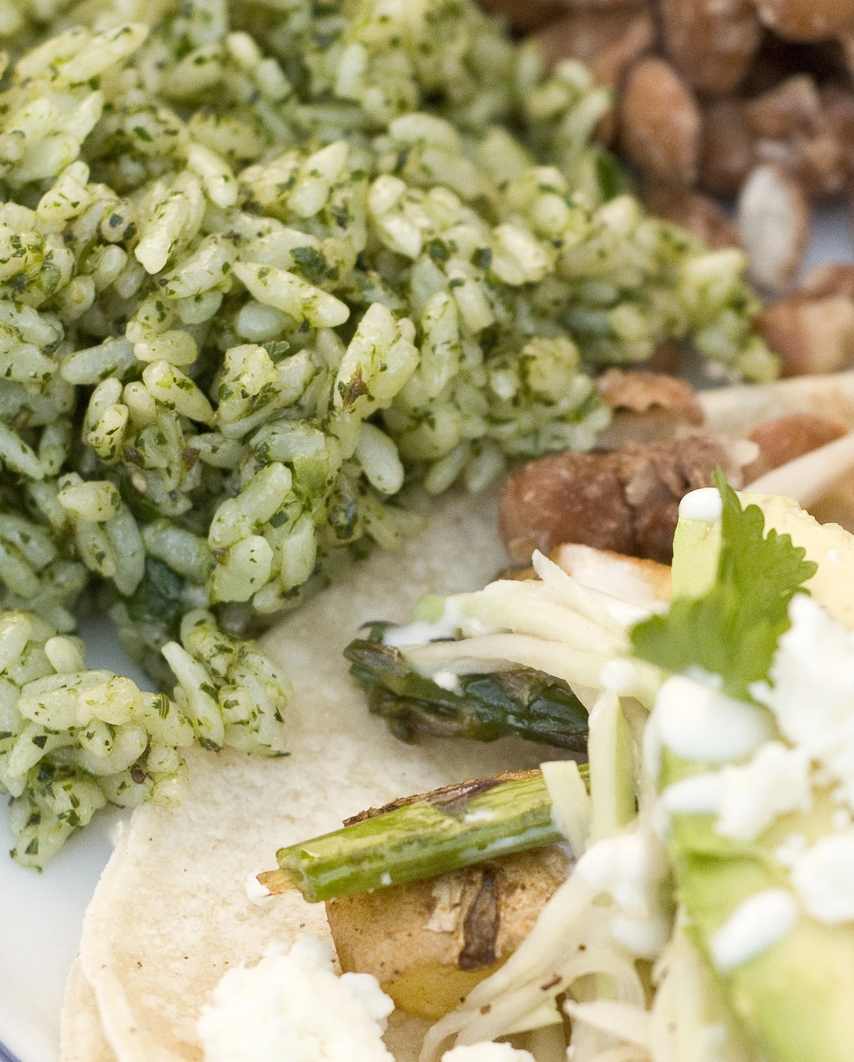 Non-Traditional Arroz Verde - Recipe