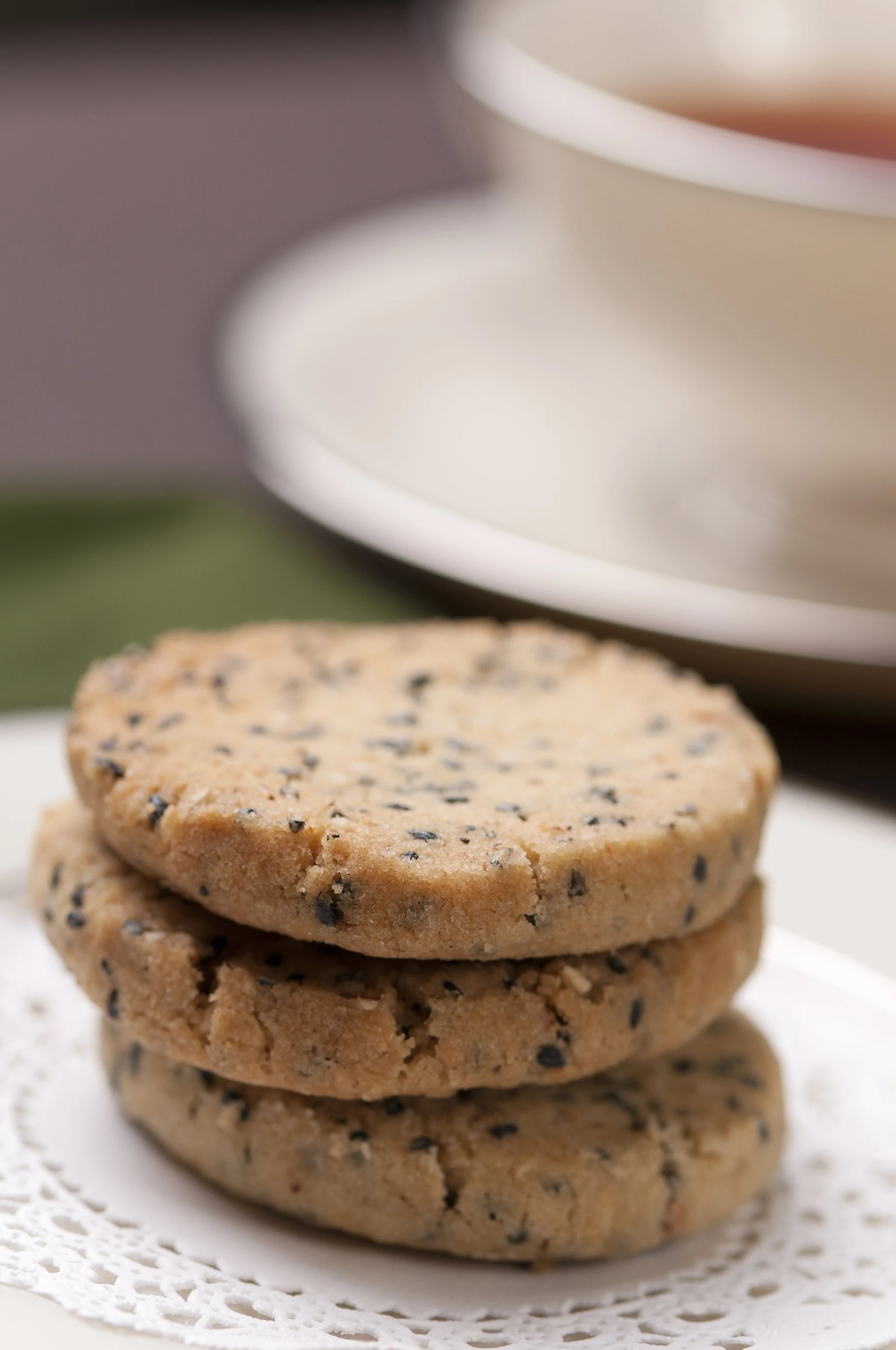 Sesame-Orange Sable Cookies - Recipe