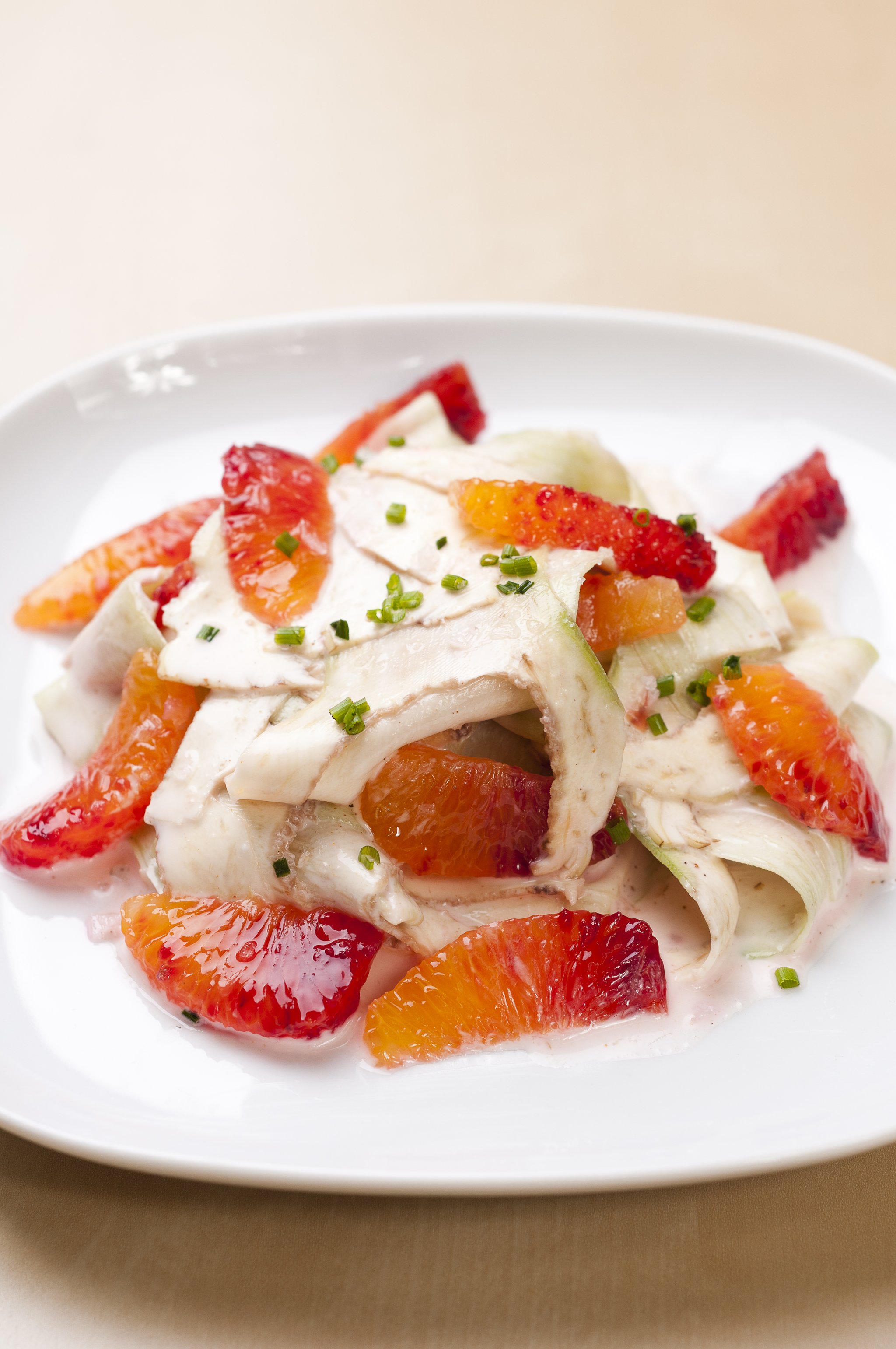 Shaved Artichoke Salad with Blood Oranges - Recipe