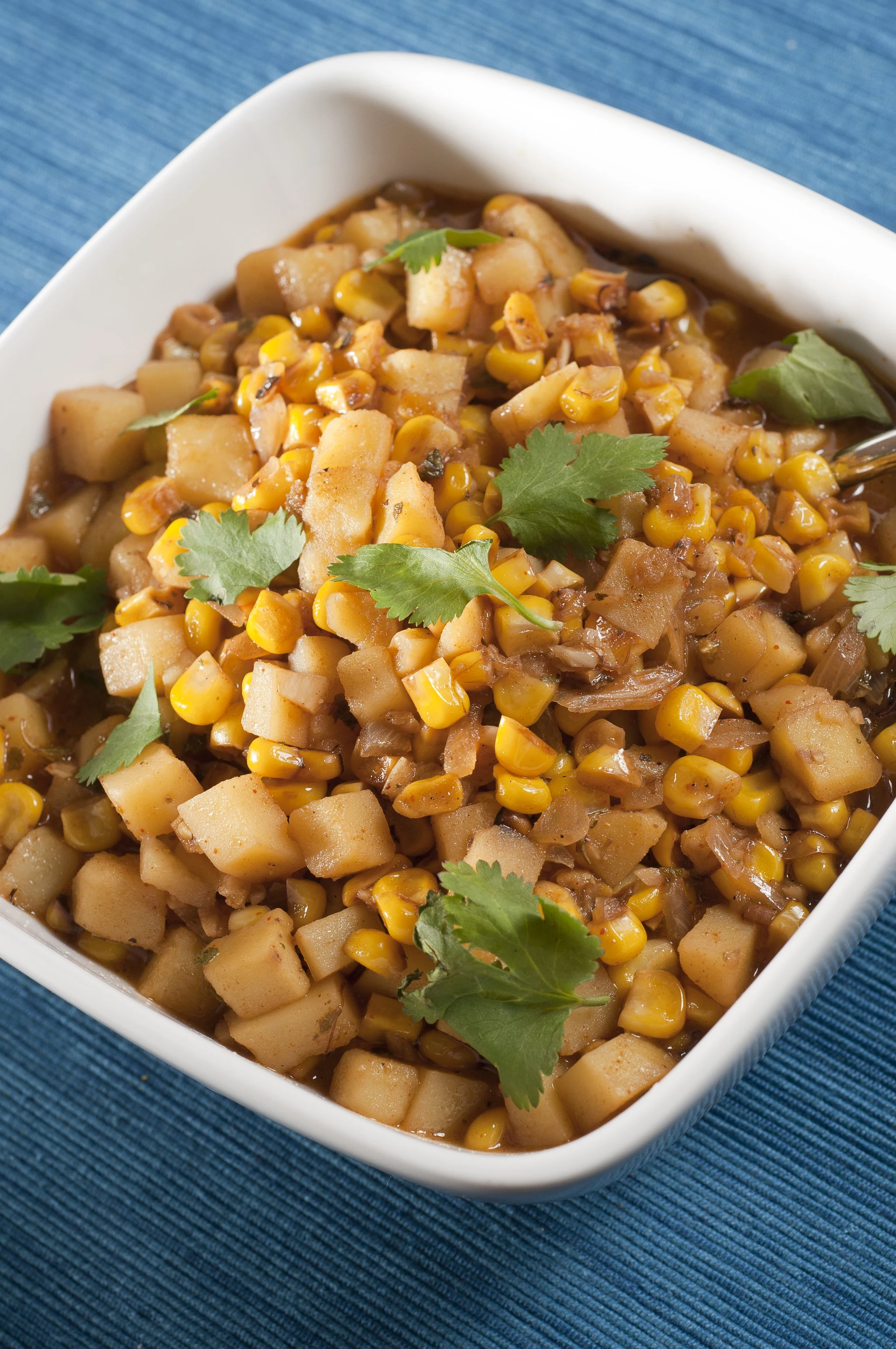 Spicy Corn and Potato Stew - Recipe