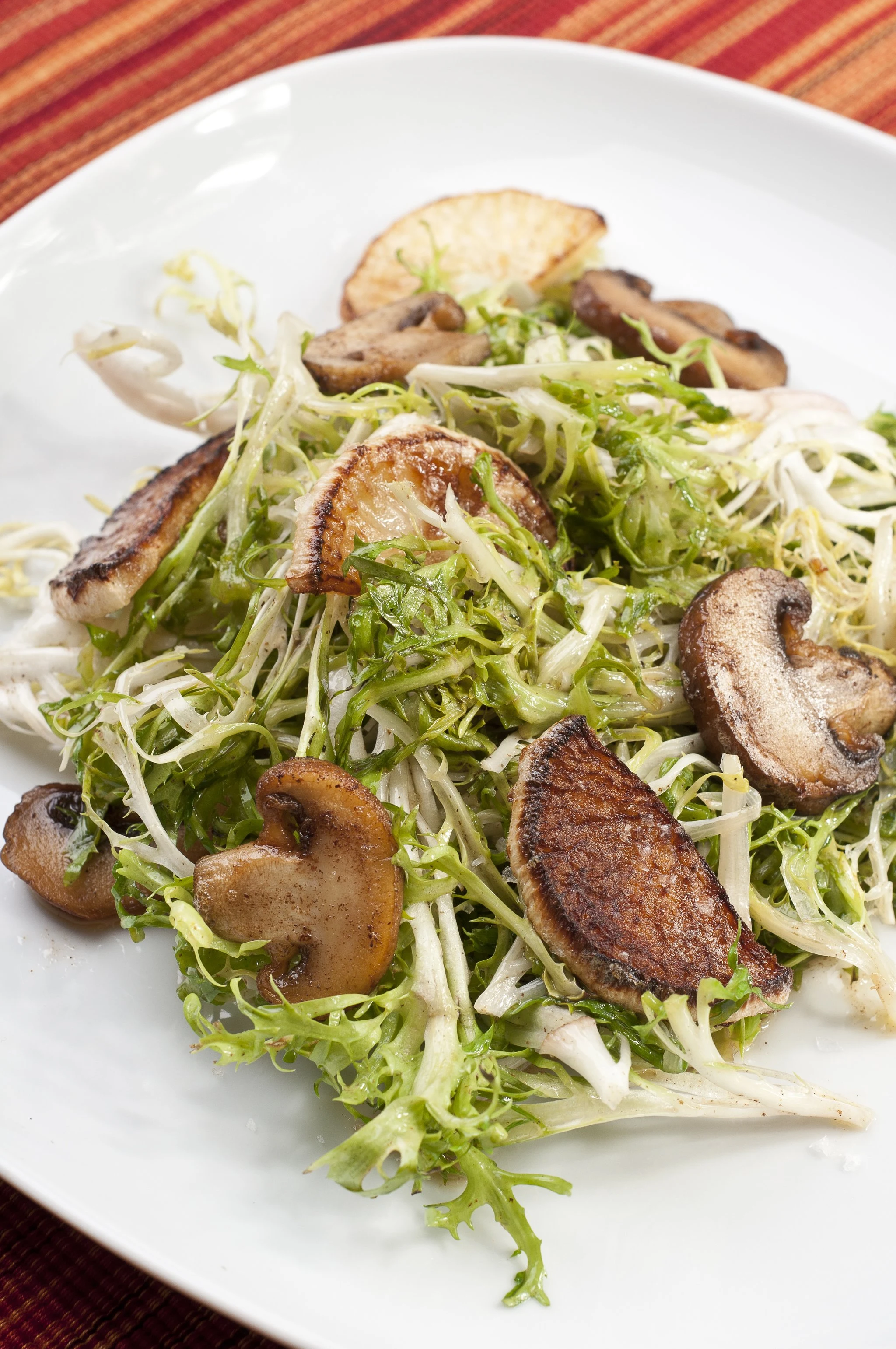 Warm Frisee Salad with Brown Butter Vinaigrette - Recipe