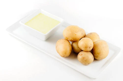 Potatoes with Alioli - Ultra Garlicky Spanish Mayonnaise