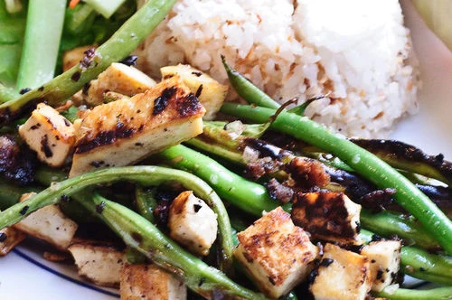Vietnamese Lemongrass Green Beans and Tofu - Recipe