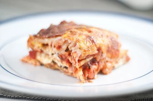 Summer Squash and Portobello Mushroom Vegetarian Lasagna - Recipe