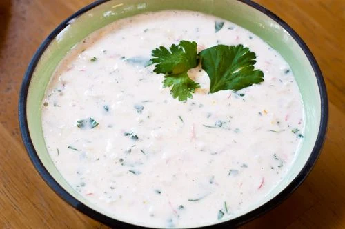 Cucumber, Radish and Cilantro Raita - Recipe
