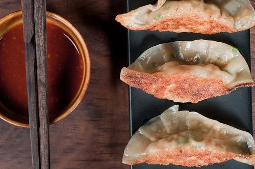 Mandu - Korean-Style Potstickers with Ssamjang / Kochujang Sauce - Recipe