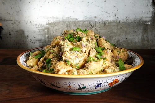 Potato Salad with Feta Cream Dressing - Recipe