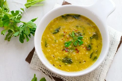 Indian Lentil Soup with Fenugreek (Methi Dal) - Guest Post Recipe