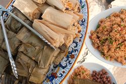 Red Chile Tamales Top