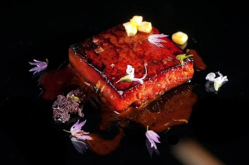 Seared Watermelon with Flavors of Summer - Yes, That's Vegetarian - Recipe