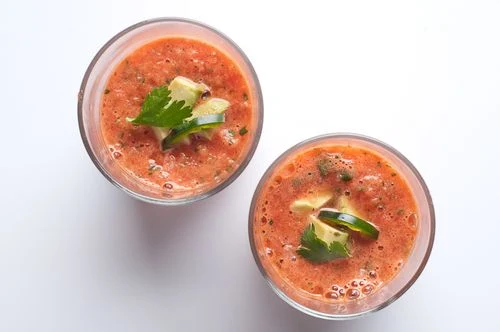 Watermelon and Sweet Onion Gazpacho - Recipe