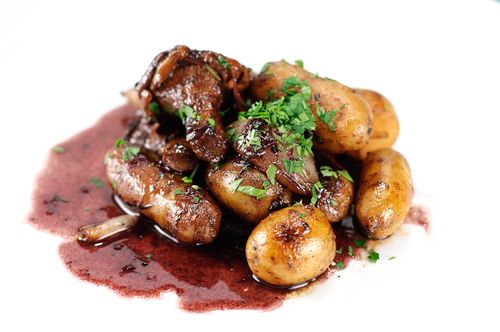 Potatoes_Chanterelles_Shallots_Red_Wine