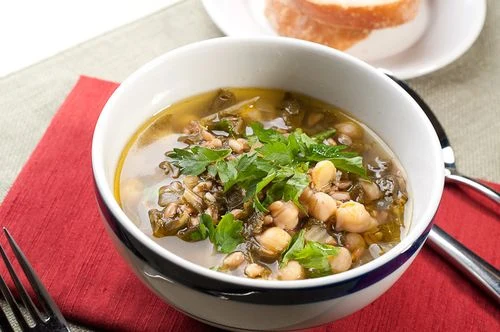 Farro and Chickpea Soup - Recipe